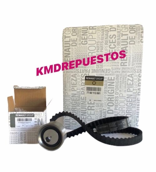 Feliz miércoles , KIT DE TIEMPO TWINGO 8 válvulas 87 dientes renault Somos Distribuidores y Mayoristas en Repuestos Multi marcas Originales, solicita nuestra lista al DM, ofrecemos los mejores precios del Mercado.